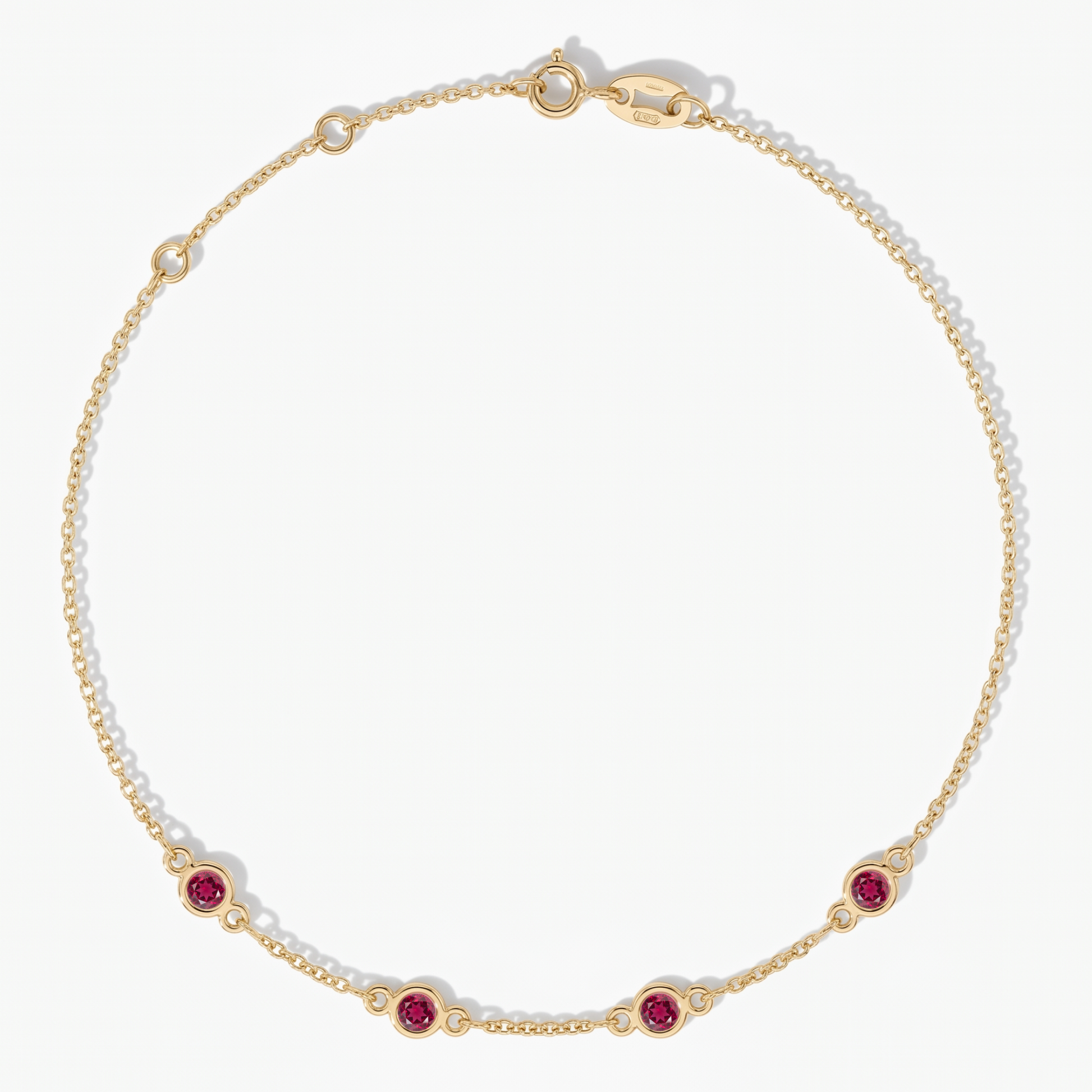 The Four Station Bracelet | Cable Chain