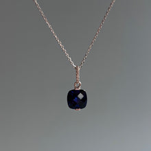  Sapphire Cushion Pendant