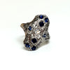 Art Deco Sapphire and Diamond Ring