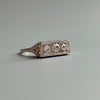 1920 Three Stone Diamond Ring