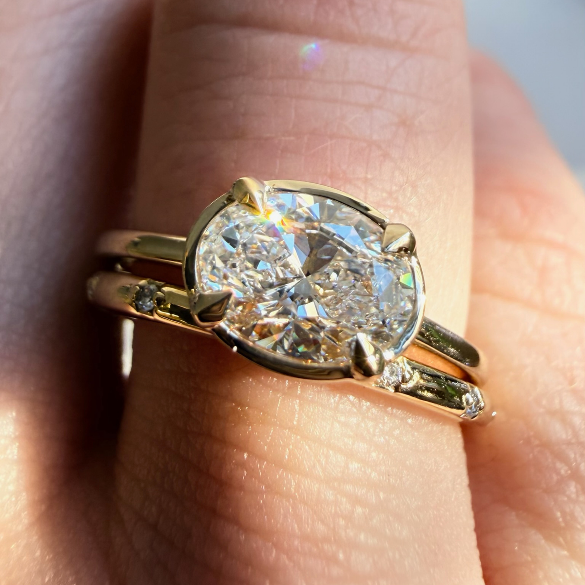 The Claw Prong Bezel Solitaire Ring