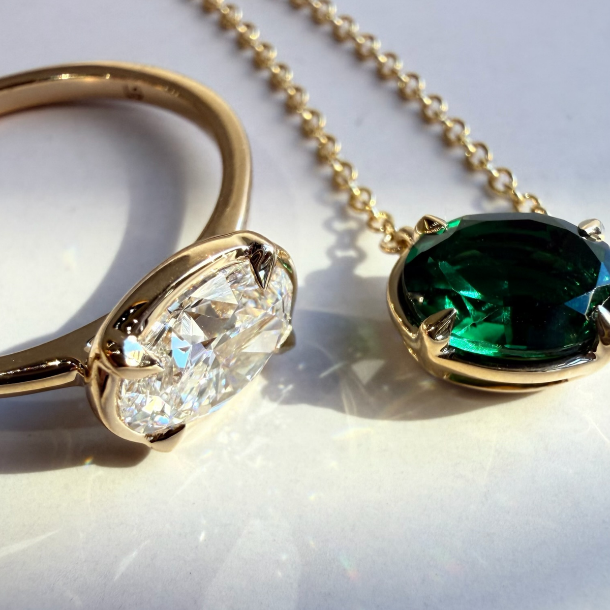 The Claw Prong Bezel Solitaire Ring