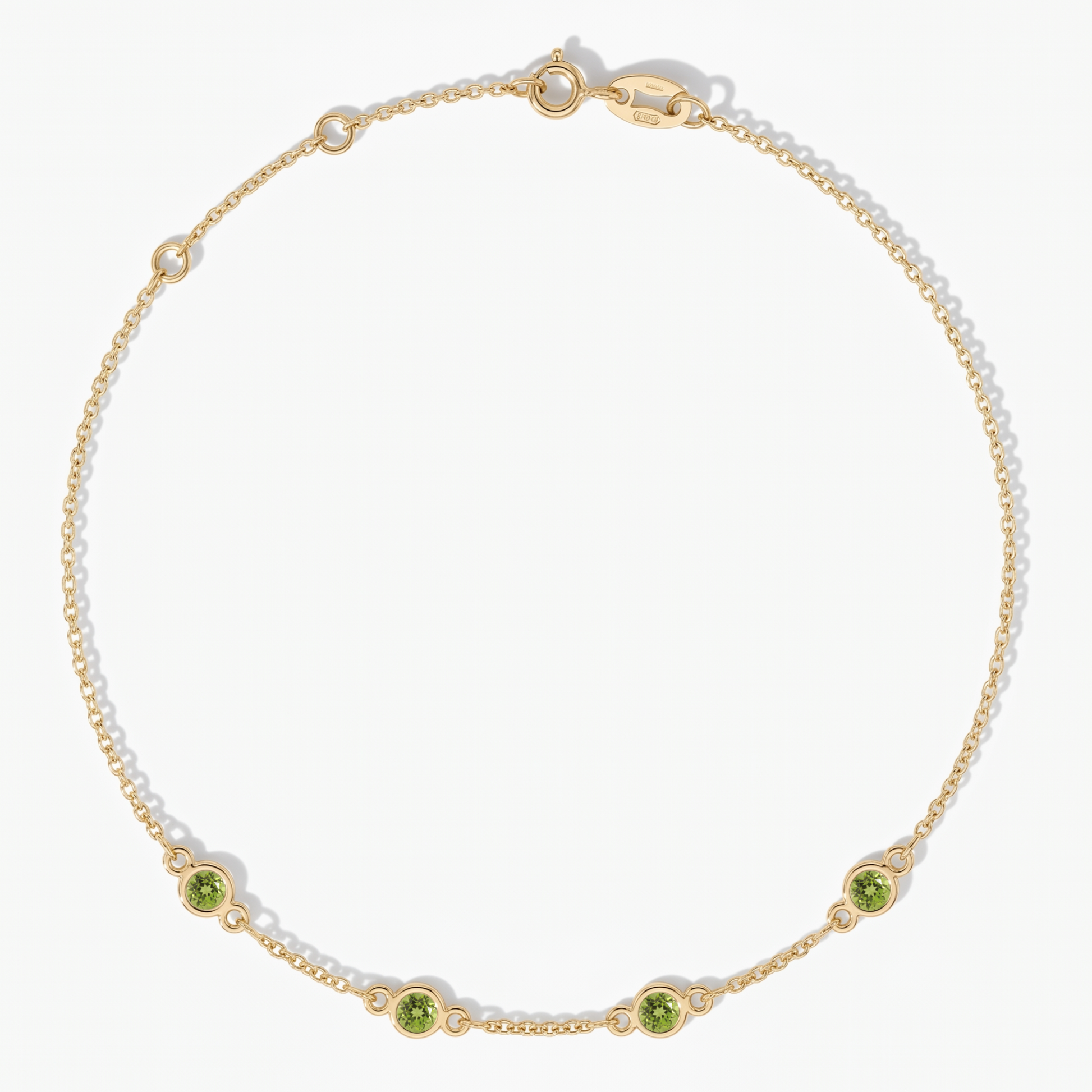 The Four Station Bracelet | Cable Chain