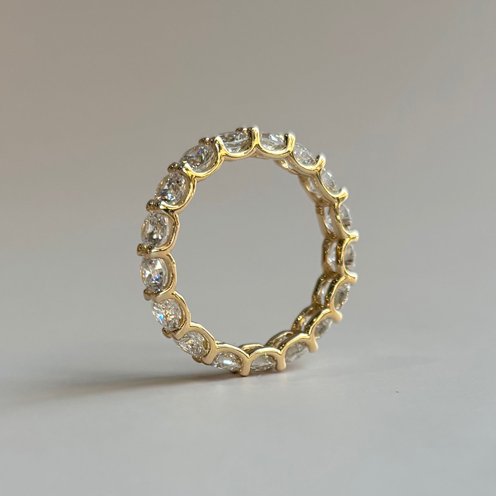 3.06 CTW Lab-Grown Diamond Eternity Band | 14K Yellow Gold