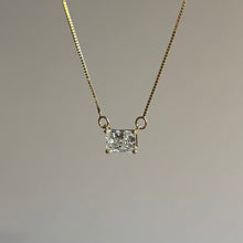  1.09 Radiant East-West Diamond Necklace