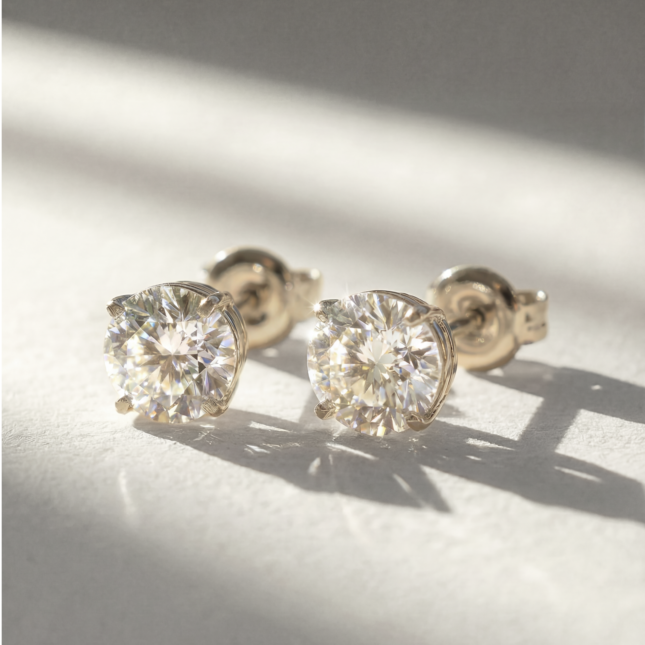 The Certified Stud | 3 CTW | Lab-Grown Diamond | 14K Gold