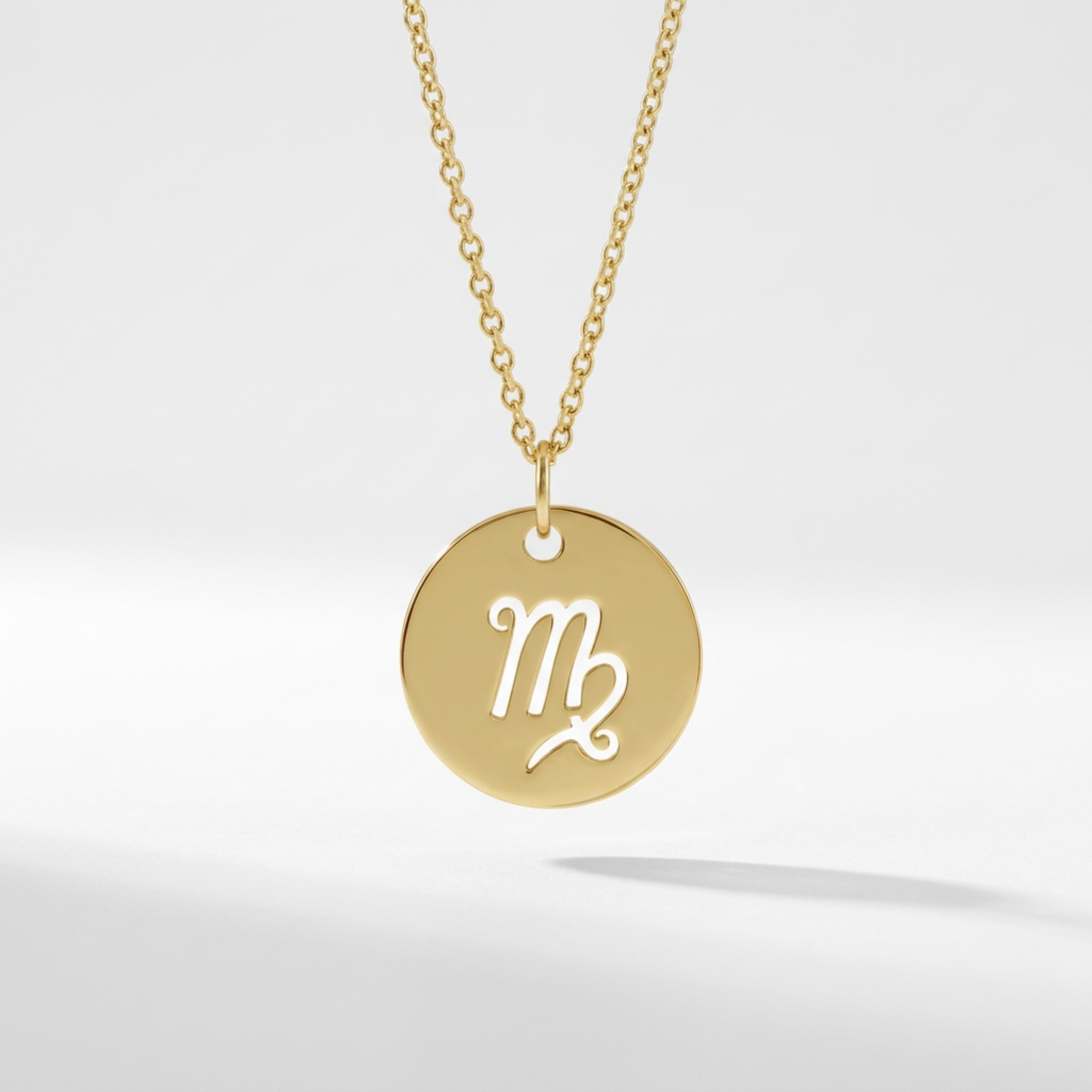 The Zodiac Necklace | Virgo | 14K Gold