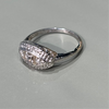 Art Deco Diamond Three Stone Ring .10 ct