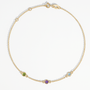 The Three Station Bracelet | Cable Chain