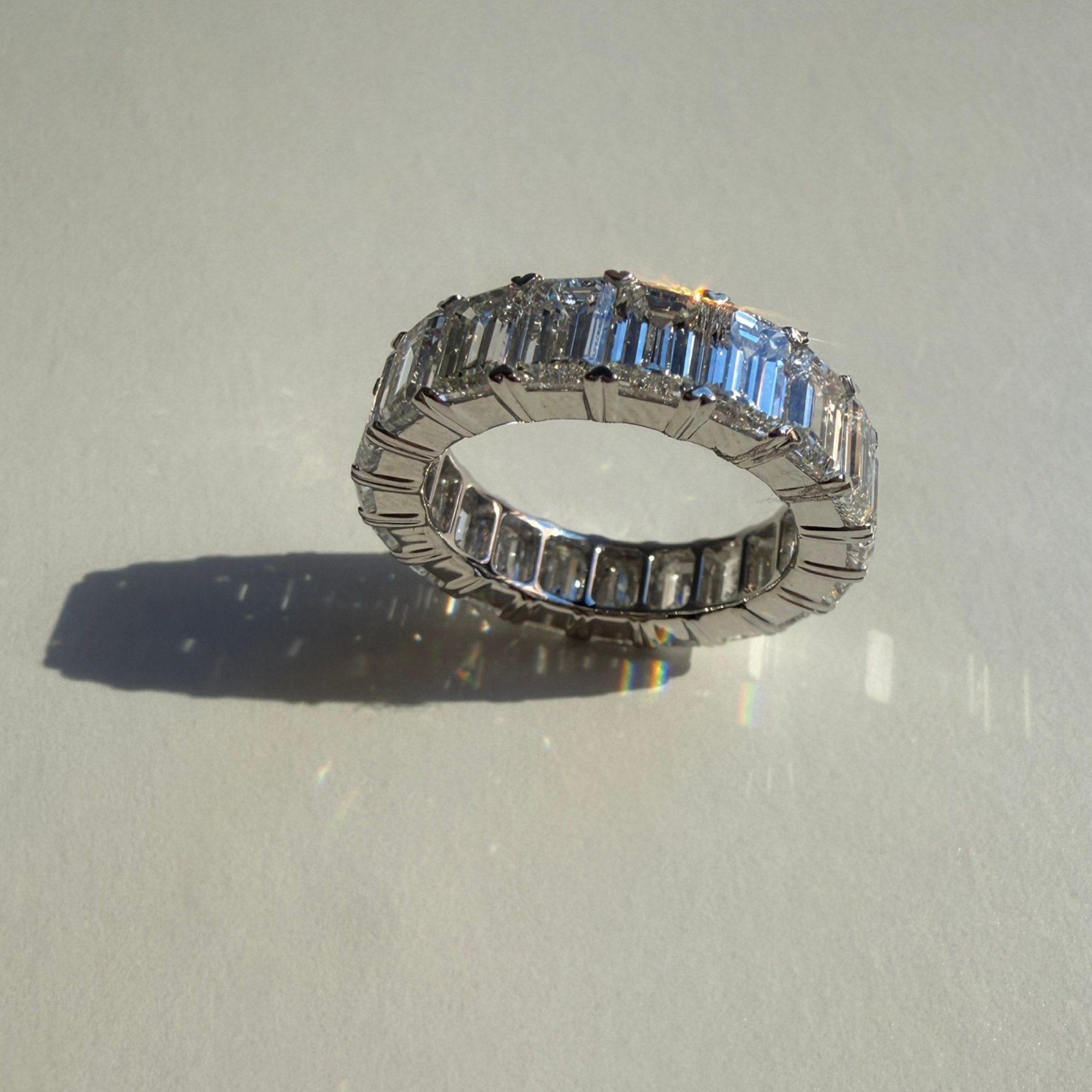 7.95 CTW Emerald Cut Eternity Band | Lab-Grown Diamond