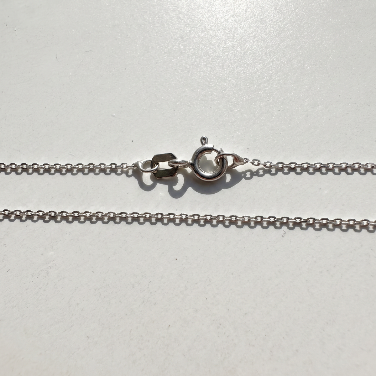 Half Bezel Aquamarine Pendant Necklace | Sterling Silver