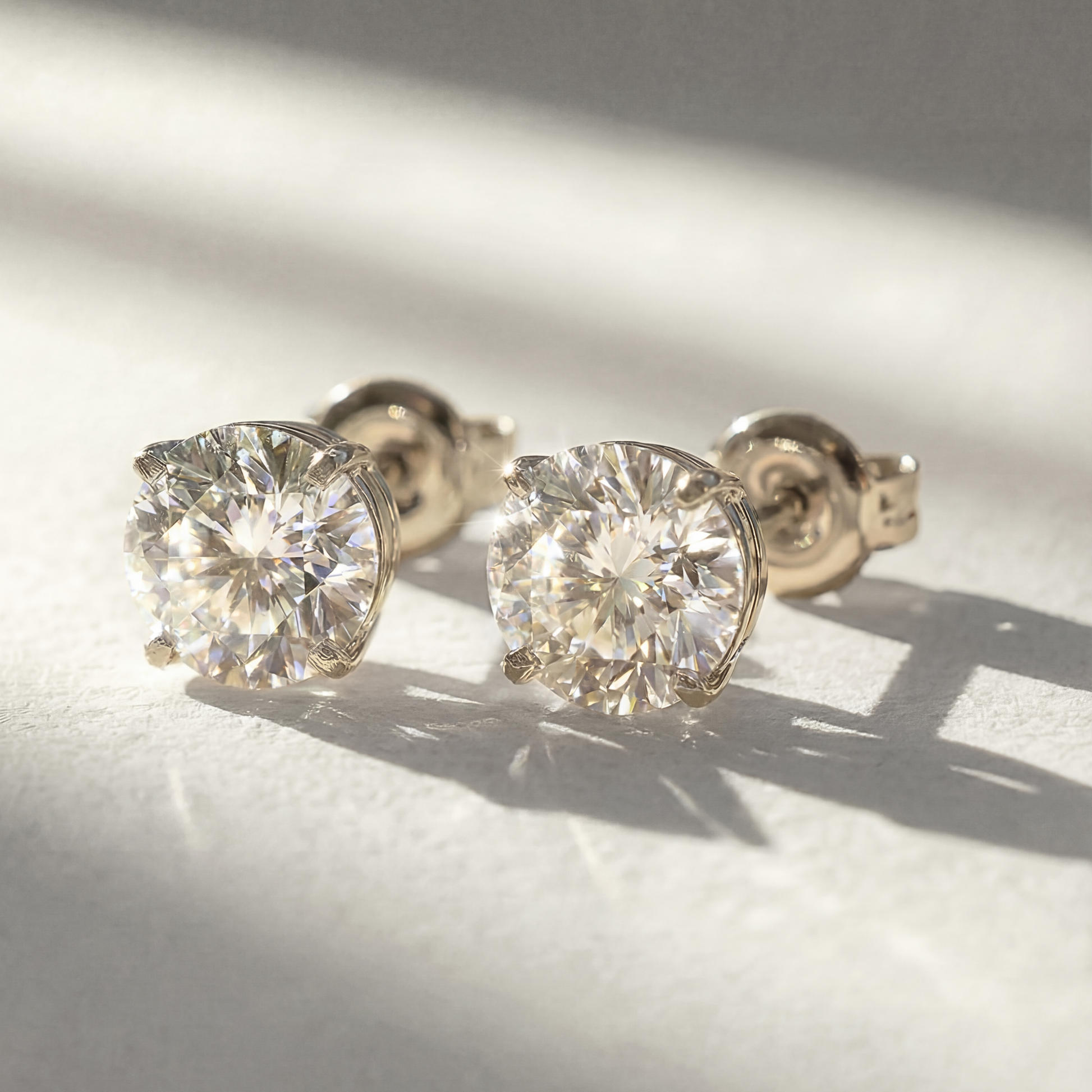 The Certified Stud | 4 CTW | Lab-Grown Diamond | 14K Gold