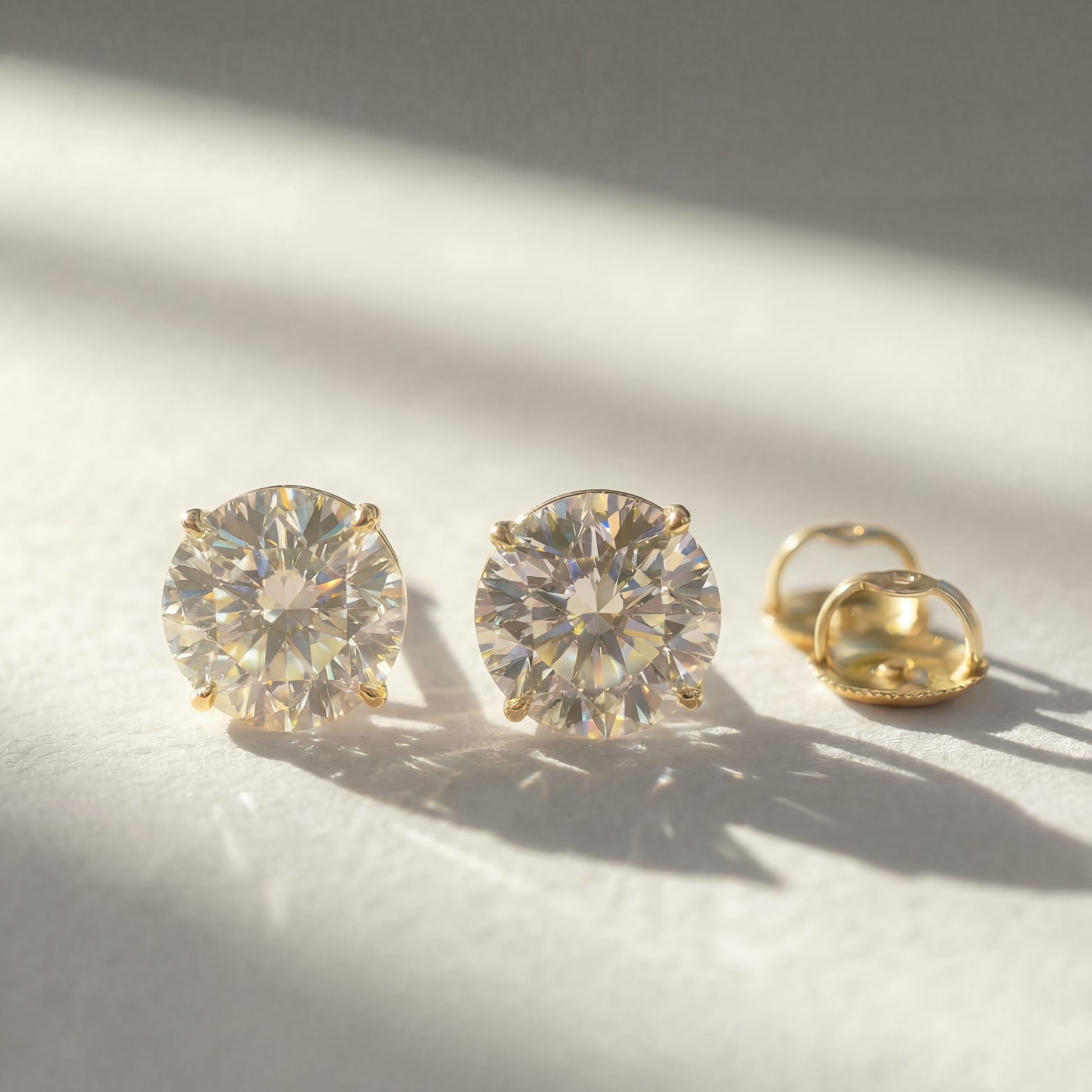 The Certified Stud | 4 CTW | Lab-Grown Diamond | 14K Gold