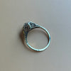 Art Deco Hexagonal Diamond Ring .38 ct