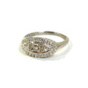 Art Deco Diamond Three Stone Ring .10 ct