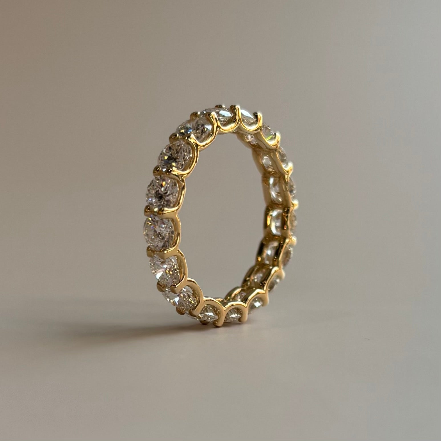 3.06 CTW Lab-Grown Diamond Eternity Band | 14K Yellow Gold