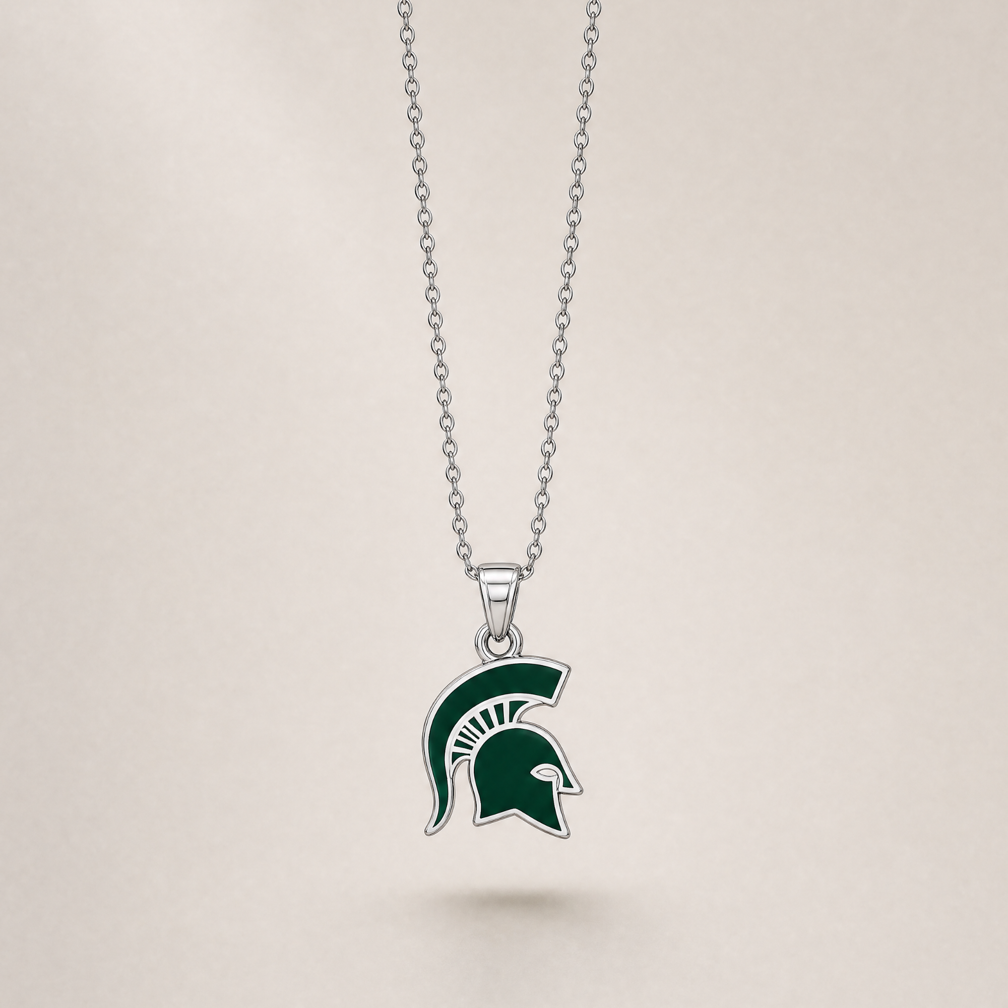 Spartan Necklace | Sterling Silver and Enamel