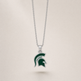 Spartan Necklace | Sterling Silver and Enamel