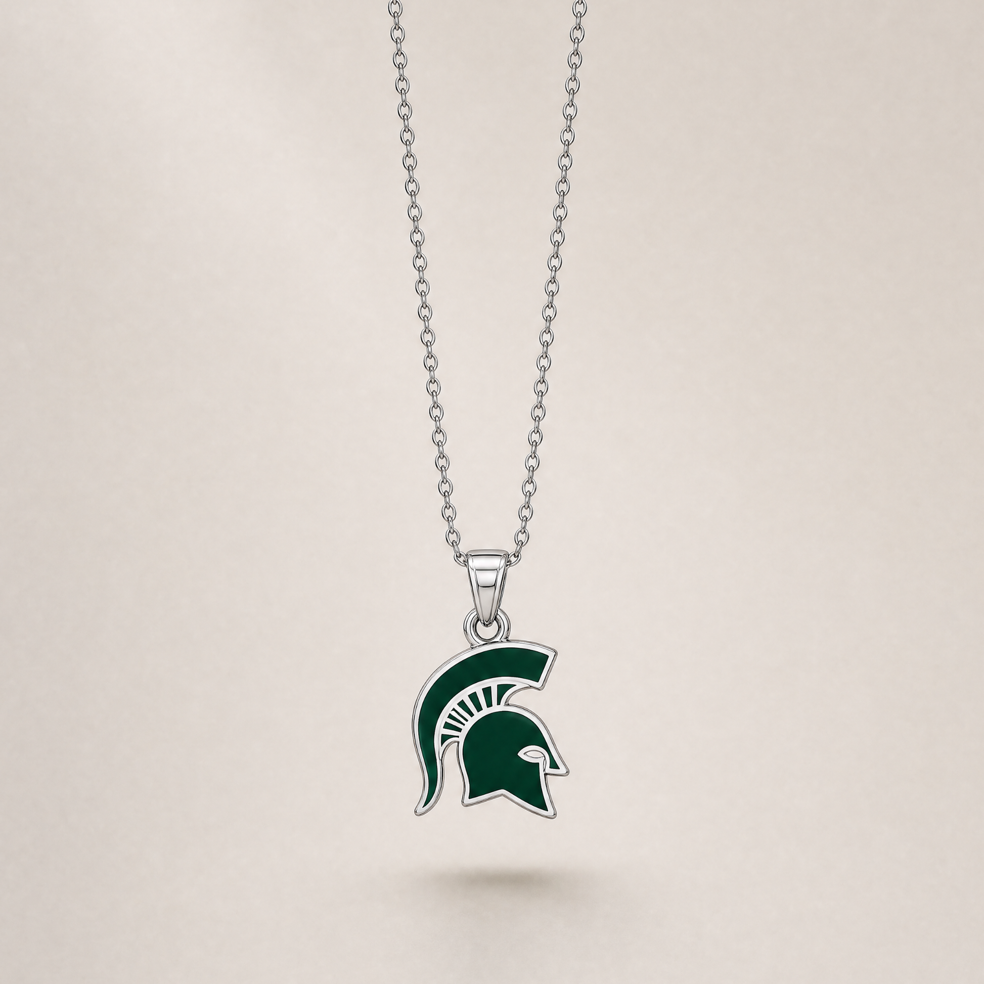 Spartan Necklace | Sterling Silver and Enamel