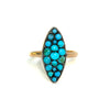 Navette Turquoise Ring