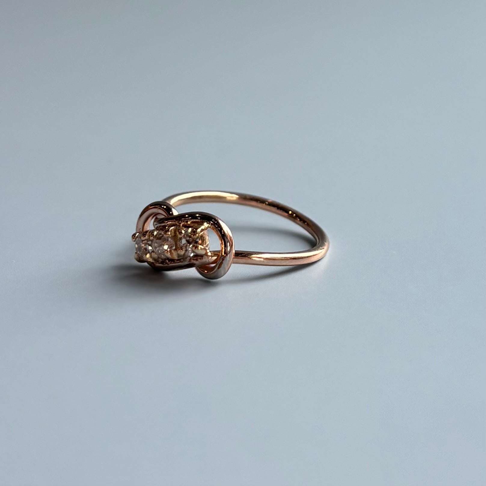 Victorian 0.30 CTW Diamond Snake Ring | 10K Yellow Gold | Vintage