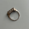 1920 Three Stone Diamond Ring