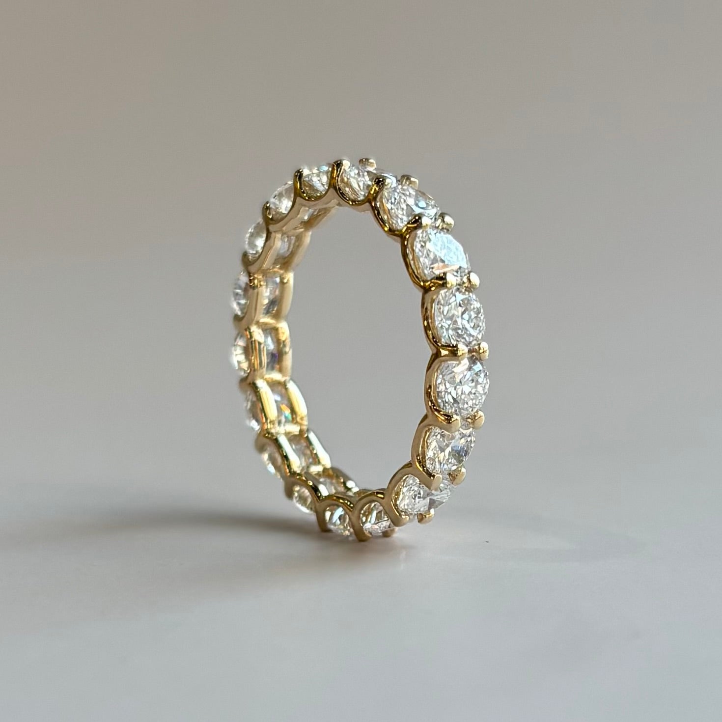 3.06 CTW Lab-Grown Diamond Eternity Band | 14K Yellow Gold