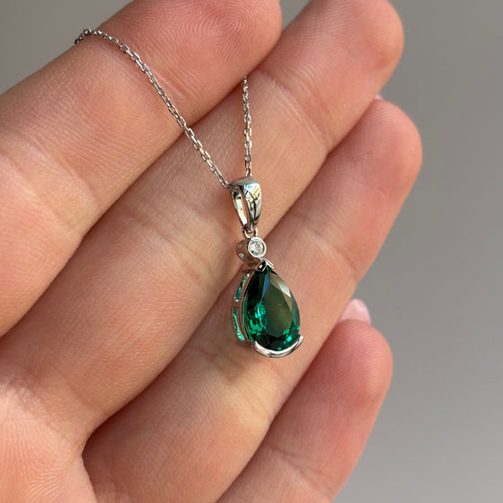 Emerald Drop Pendant