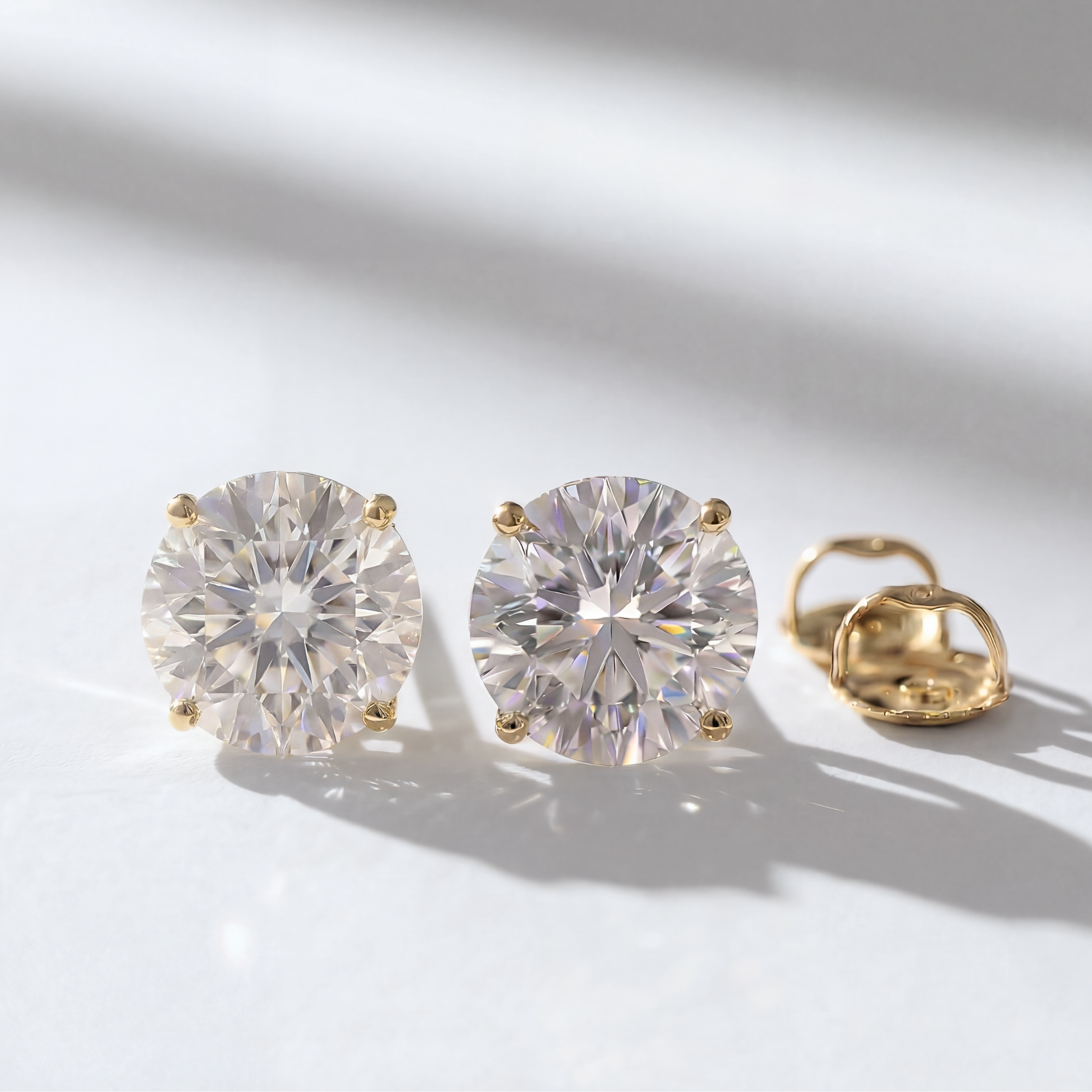 The Certified Stud | 6 CTW | Lab-Grown Diamond | 14K Gold