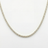 Diamond necklace on a light gray background