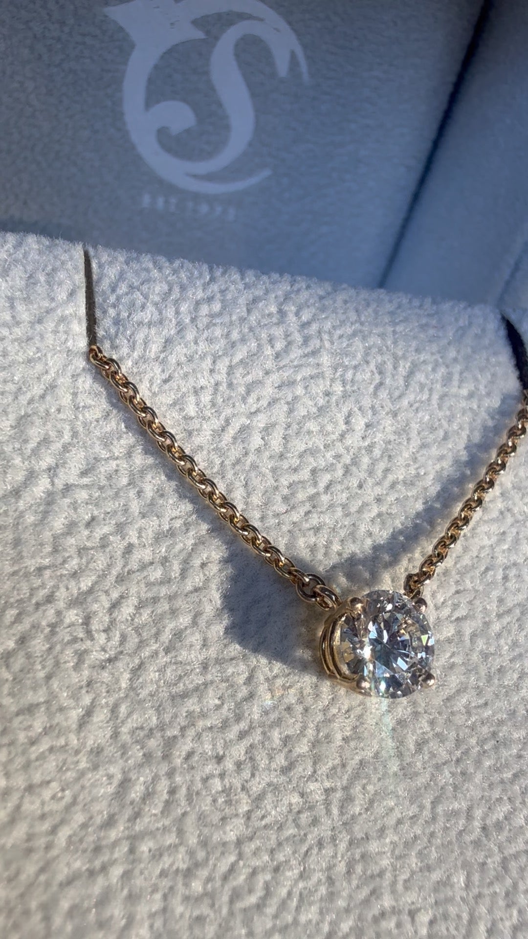 The Sol Necklace | Round Brilliant Cut