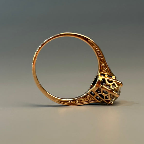 Victorian Diamond Engagement Ring