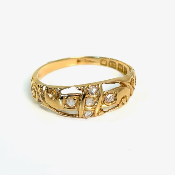 1907 Rose Cut Ring