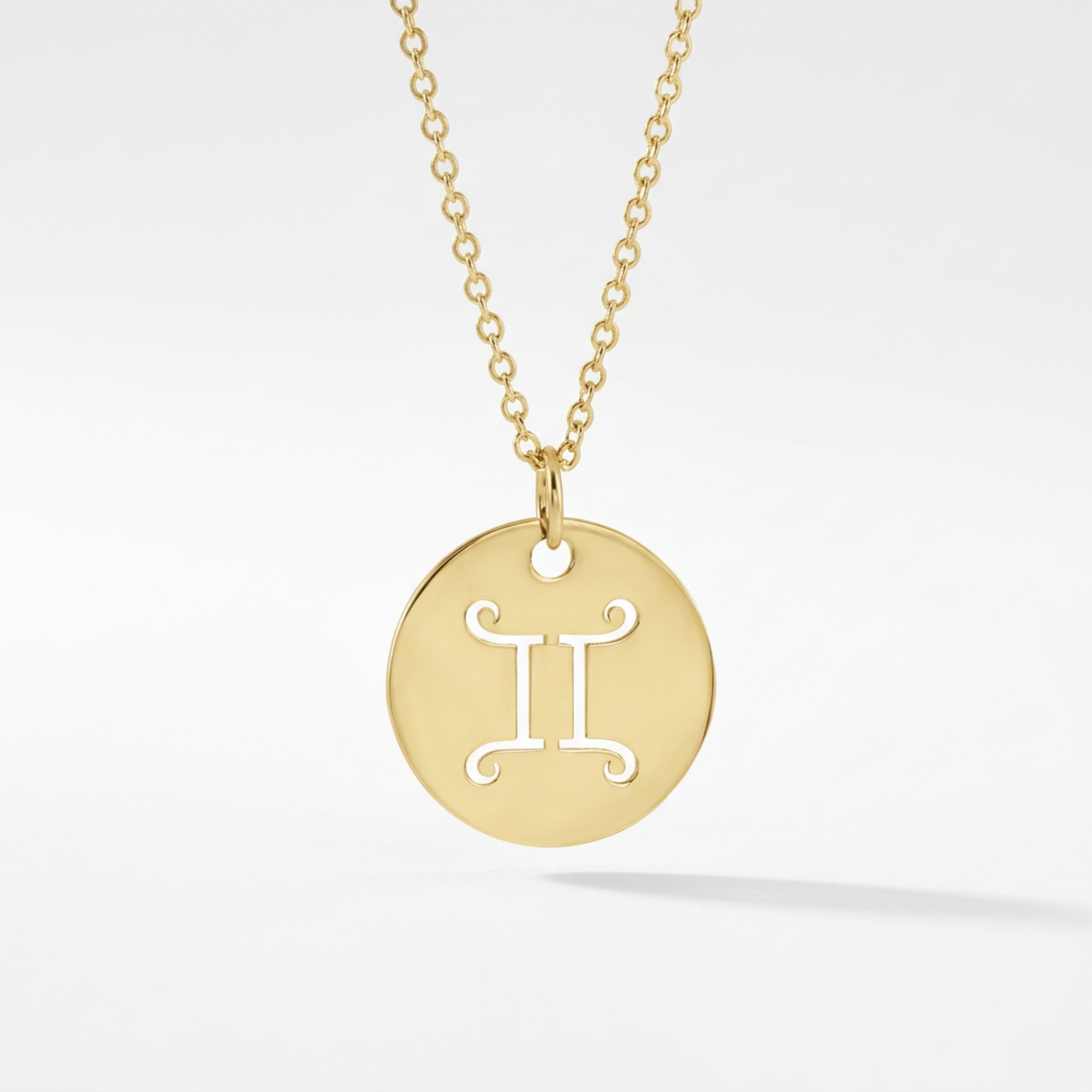 The Zodiac Necklace | Gemini | 14K Gold