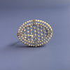 14k Edwardian Diamond and Pearl Pin