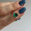 Oval Emerald Ring
