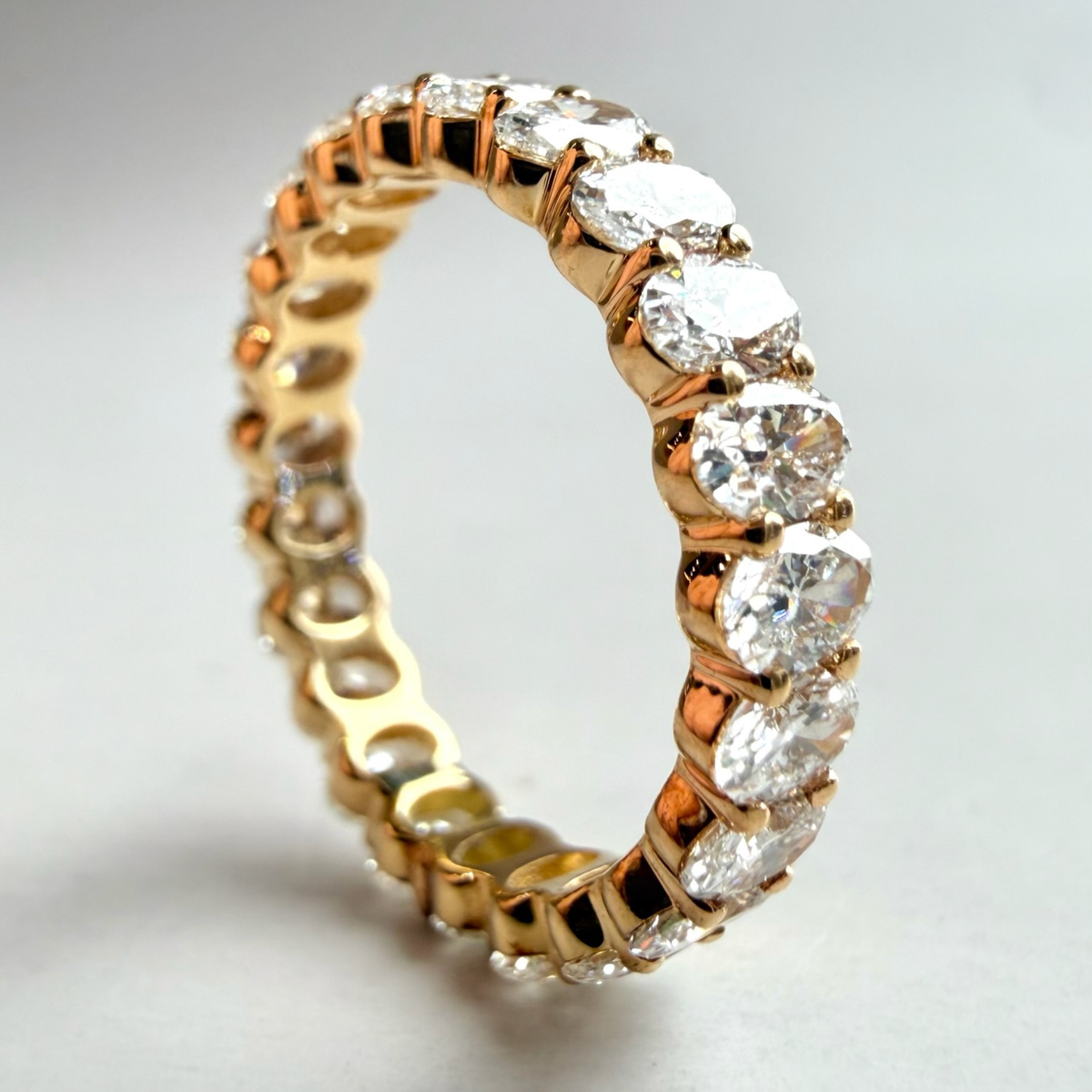 2.19 CTW Oval Eternity Band