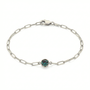 The Paperclip Bezel Bracelet | Lab-Grown Alexandrite