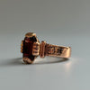 Victorian Emerald Cut Garnet Ring