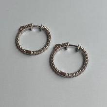  Diamond Hoop Earrings