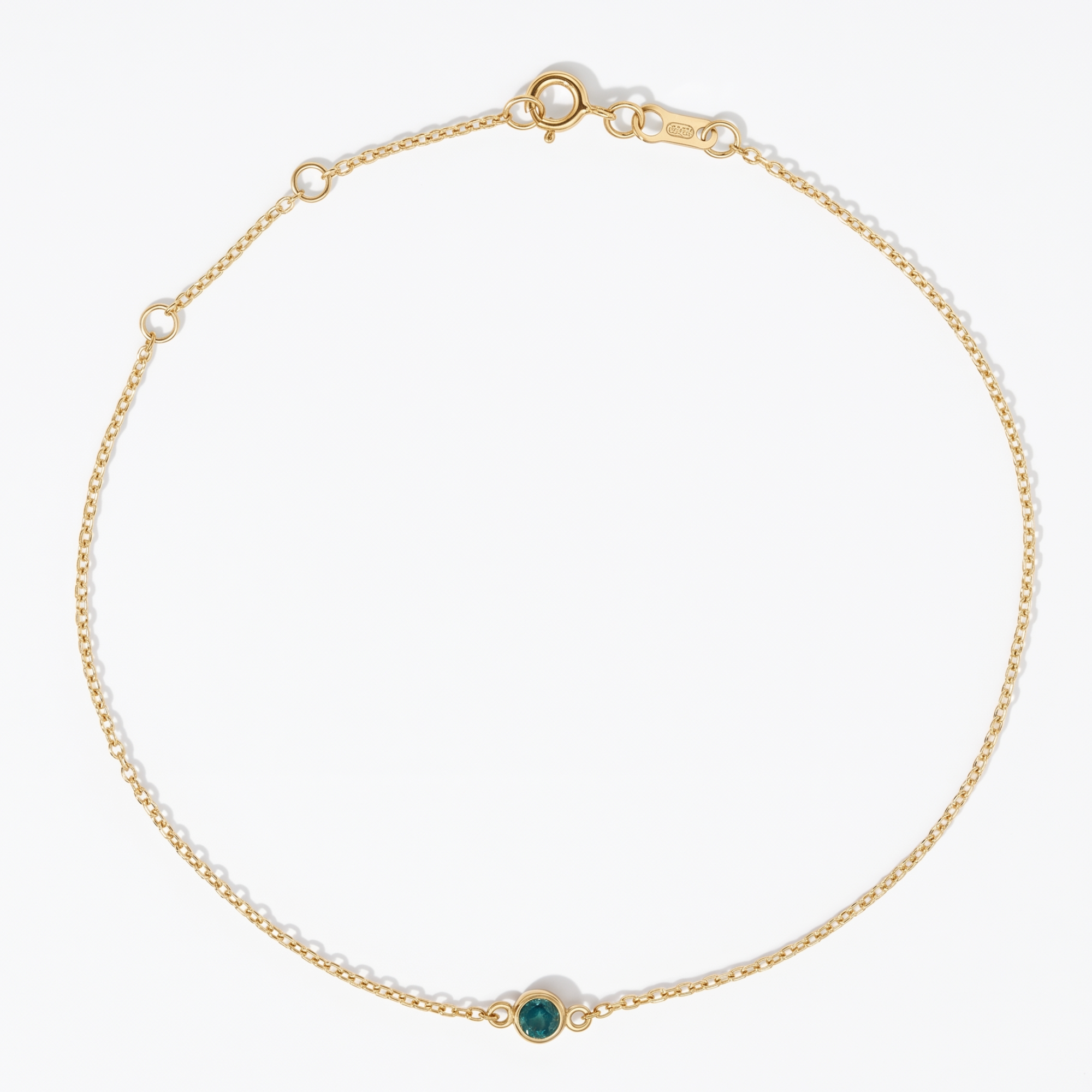 The Sol Bracelet | Lab-Grown Alexandrite | Cable Chain