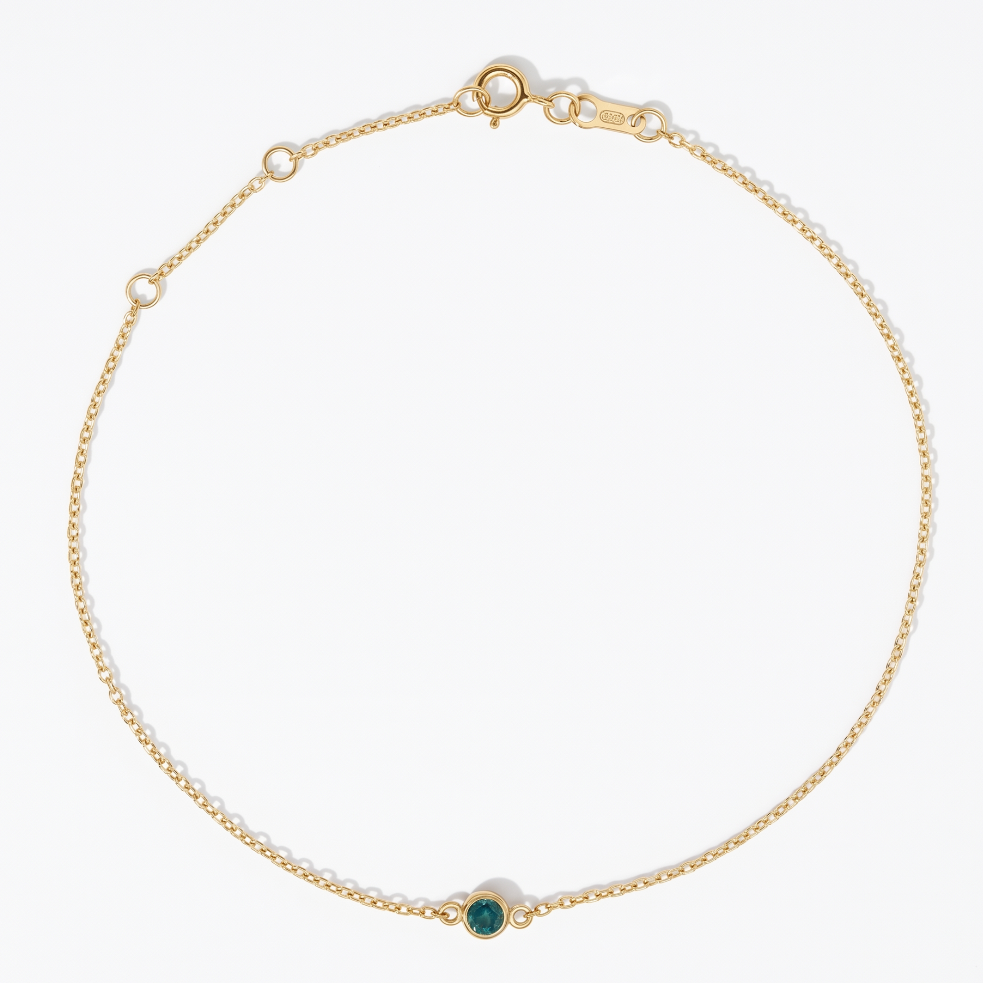 The Sol Bracelet | Lab-Grown Alexandrite | Cable Chain