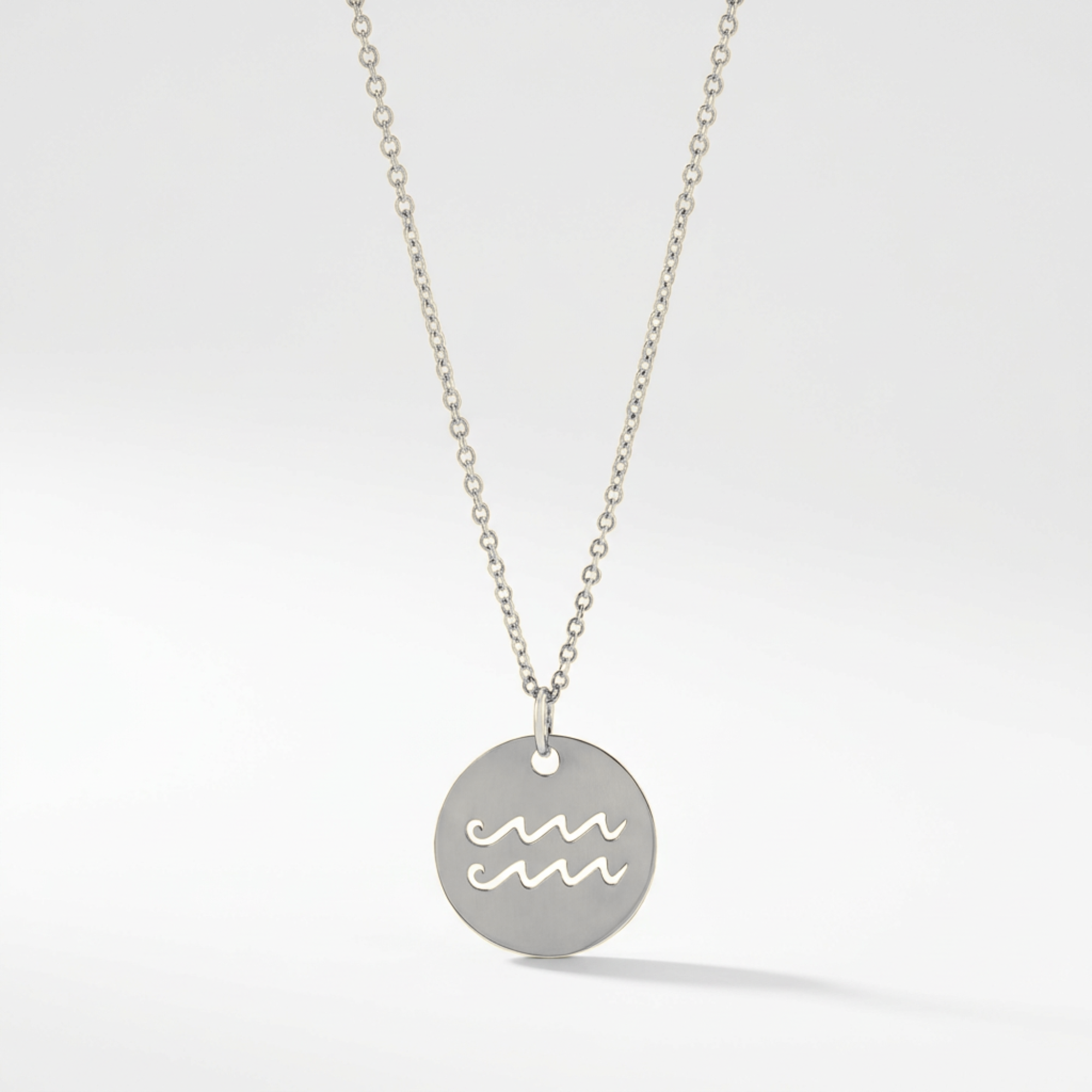 The Zodiac Necklace | Aquarius | Sterling Silver