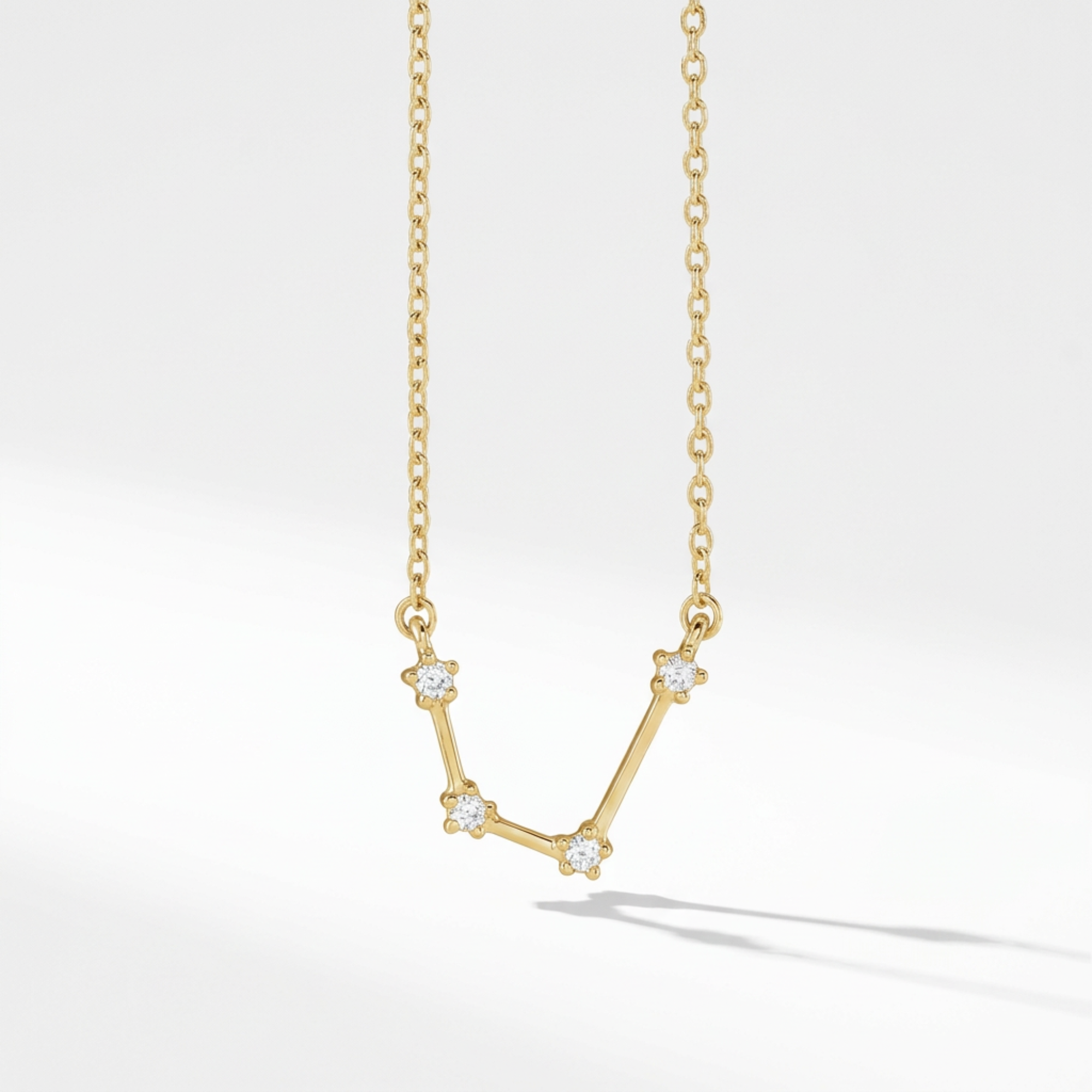 The Constellation Necklace | Aquarius | Natural Diamond