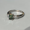 Green Sapphire Ring