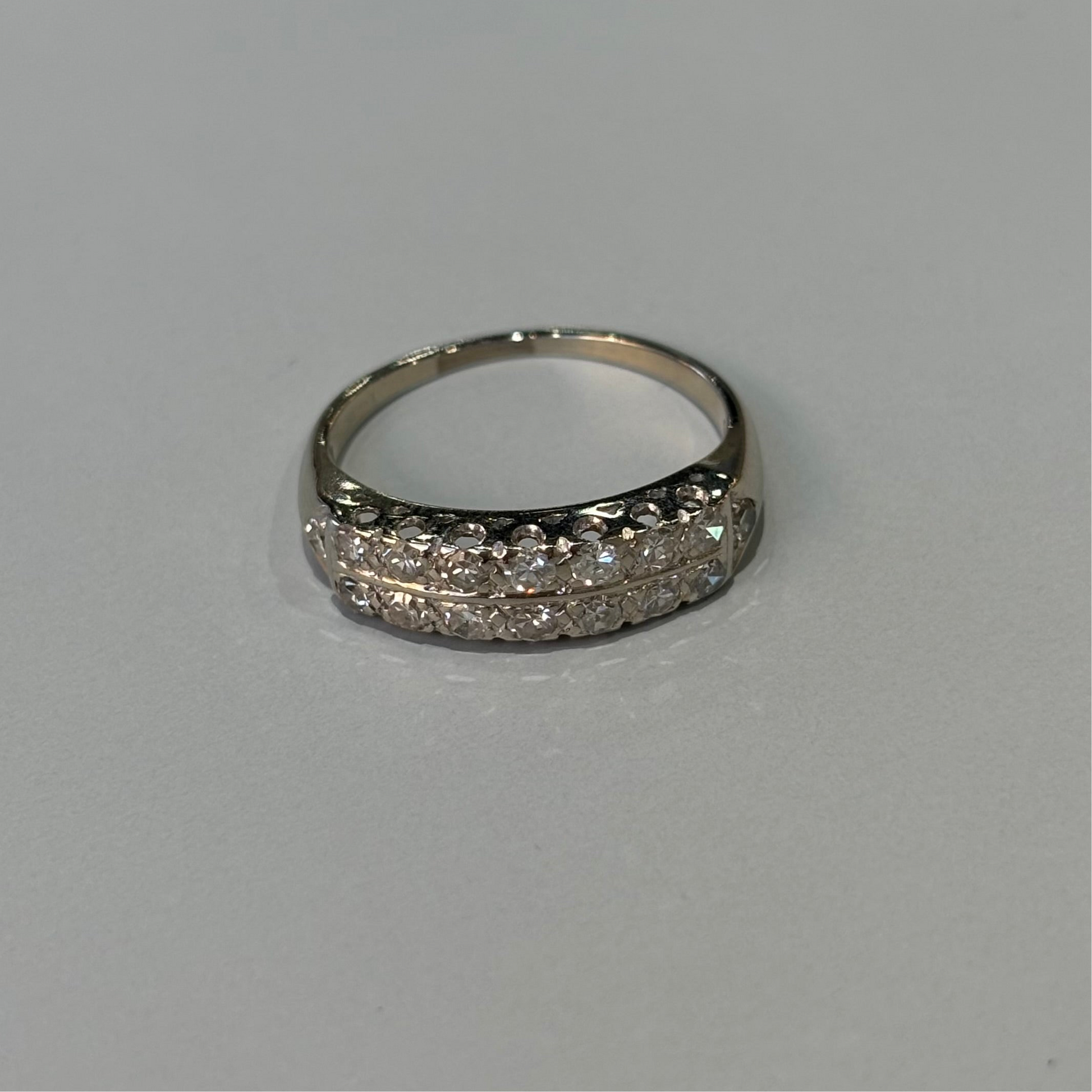 0.50 CTW Single Cut Diamond Band | Vintage