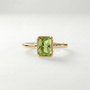 The Classic Bezel Ring | Peridot