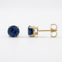 The Everyday Stud | Lab-Grown Blue Sapphire