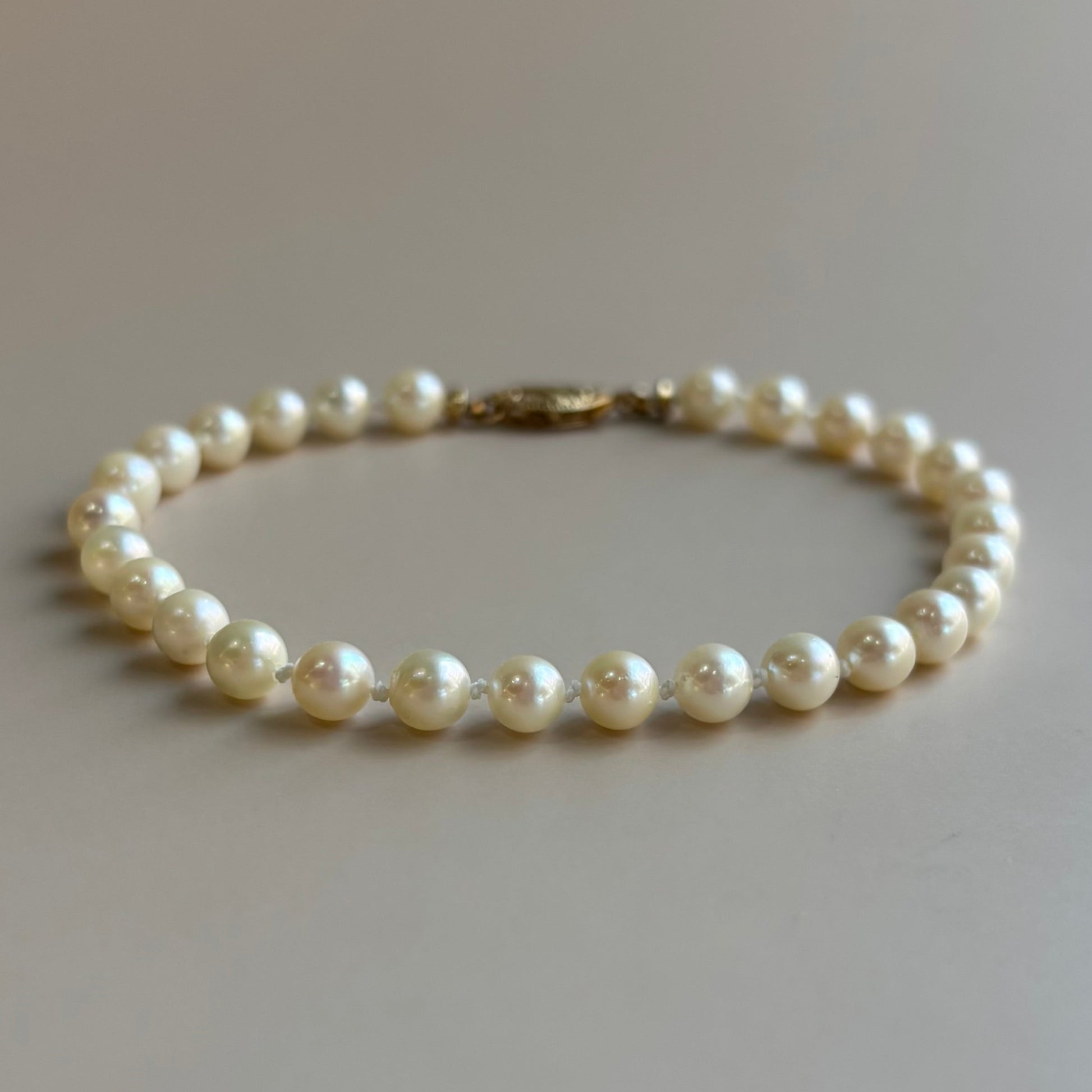 Freshwater Cultured Pearl Bracelet | 5mm | 14K Yellow Gold | 8"