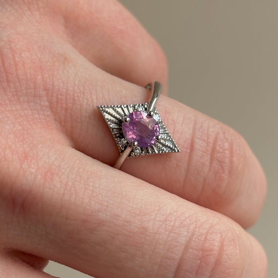 Pink Sapphire Ring